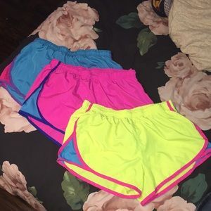 3 pairs 90 degree by reflex athletic shorts